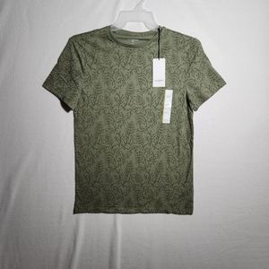 Men's Novelty T-Shirt Size S Goodfellow & Co Sage Green Tree Print.New With Tag